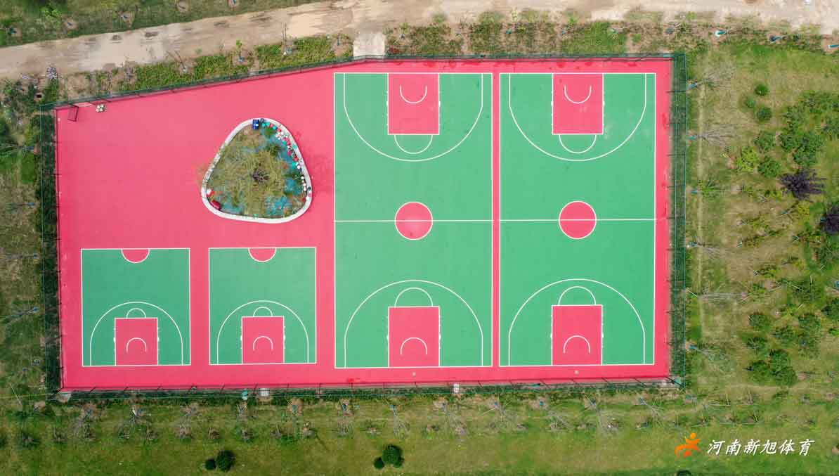 硅pu公園籃球場(chǎng)地面材料