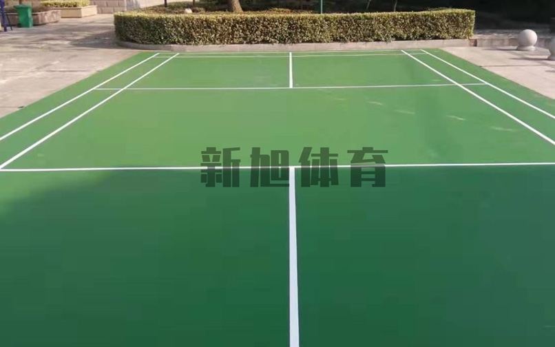 硅pu籃球場(chǎng)起泡