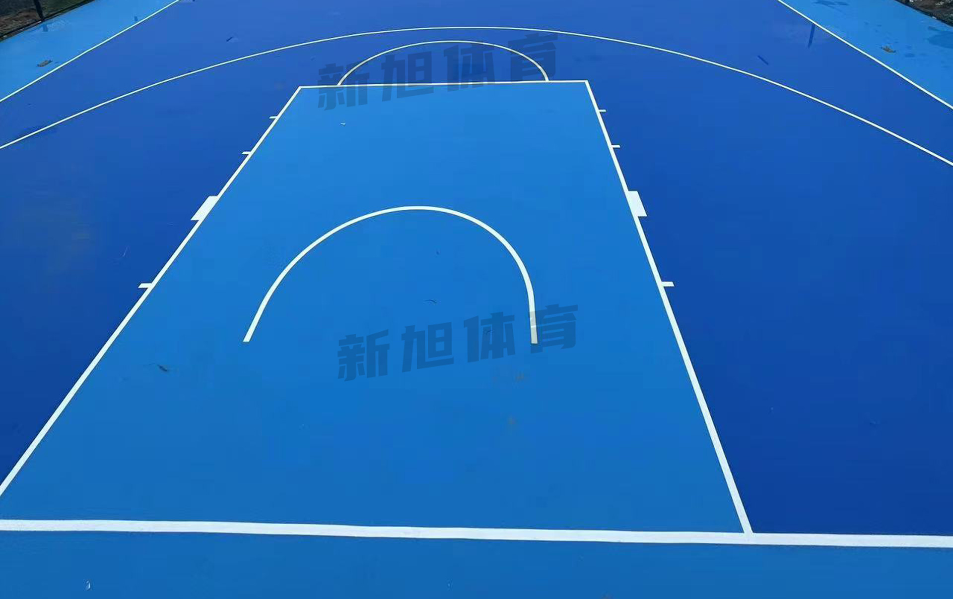 硅pu籃球場(chǎng)瀝青基礎施工