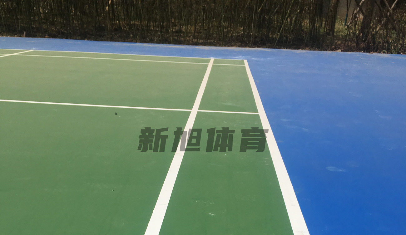河南新旭體育硅pu球場(chǎng)施工