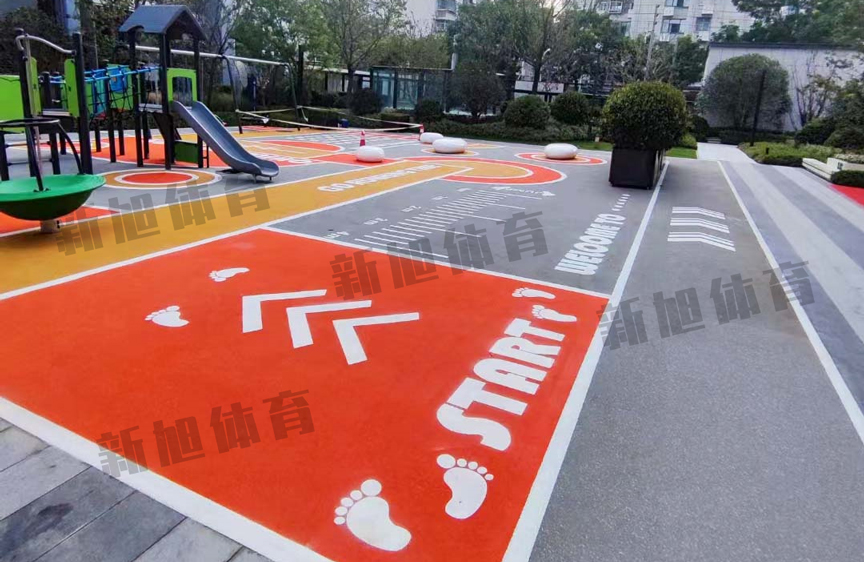 edpm塑膠活動(dòng)場(chǎng)地地面鋪裝